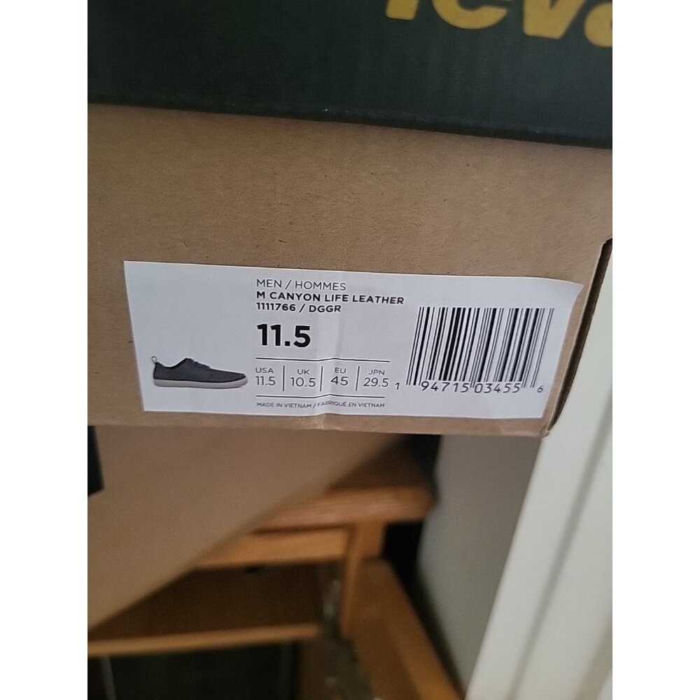 Men’s Shoe Teva M Canyon Life Leather Shoes Loafer Causal Gray Size 11.5 - Picture 10 of 10